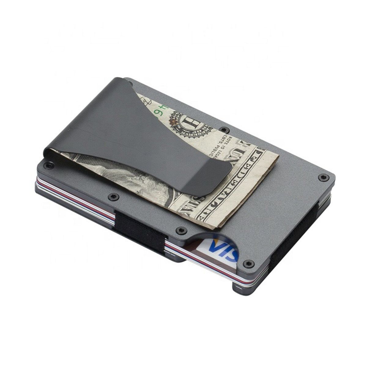 UBMD - Billetera Tarjetero Hombre Aluminio Bloqueo Rfid