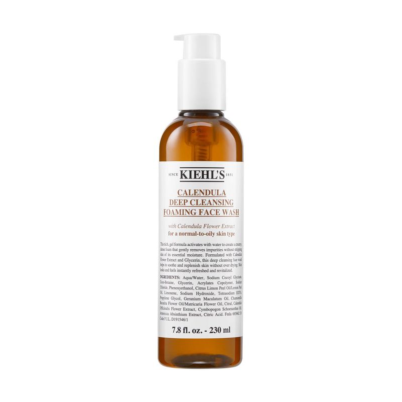 KIEHLS - Limpiador Caléndula Deep Cleansing Foaming Face Wash Kiehls para Piel Grasa 230 ml