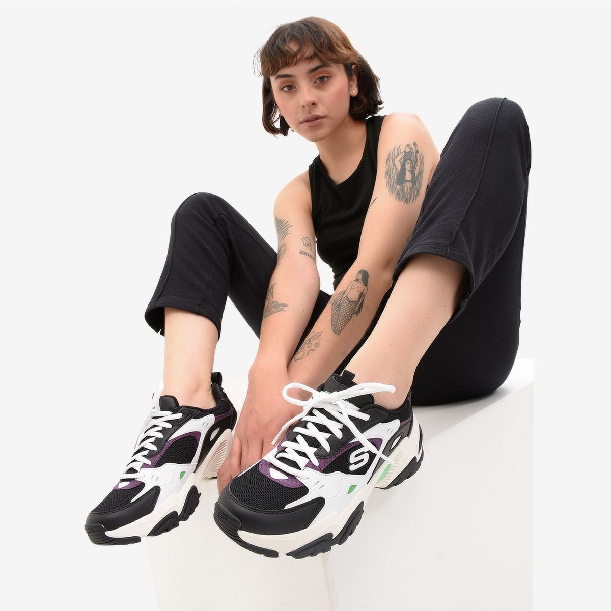 SKECHERS - Tenis Skechers Mujer Moda Stamina V2