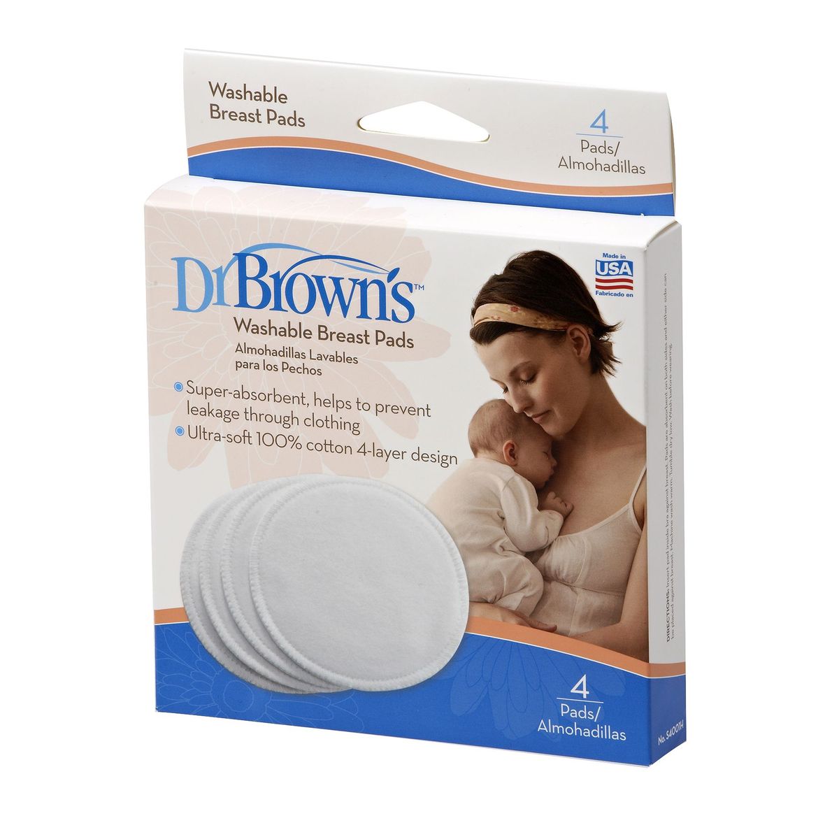 DR BROWNS - Protector de lactancia reusable