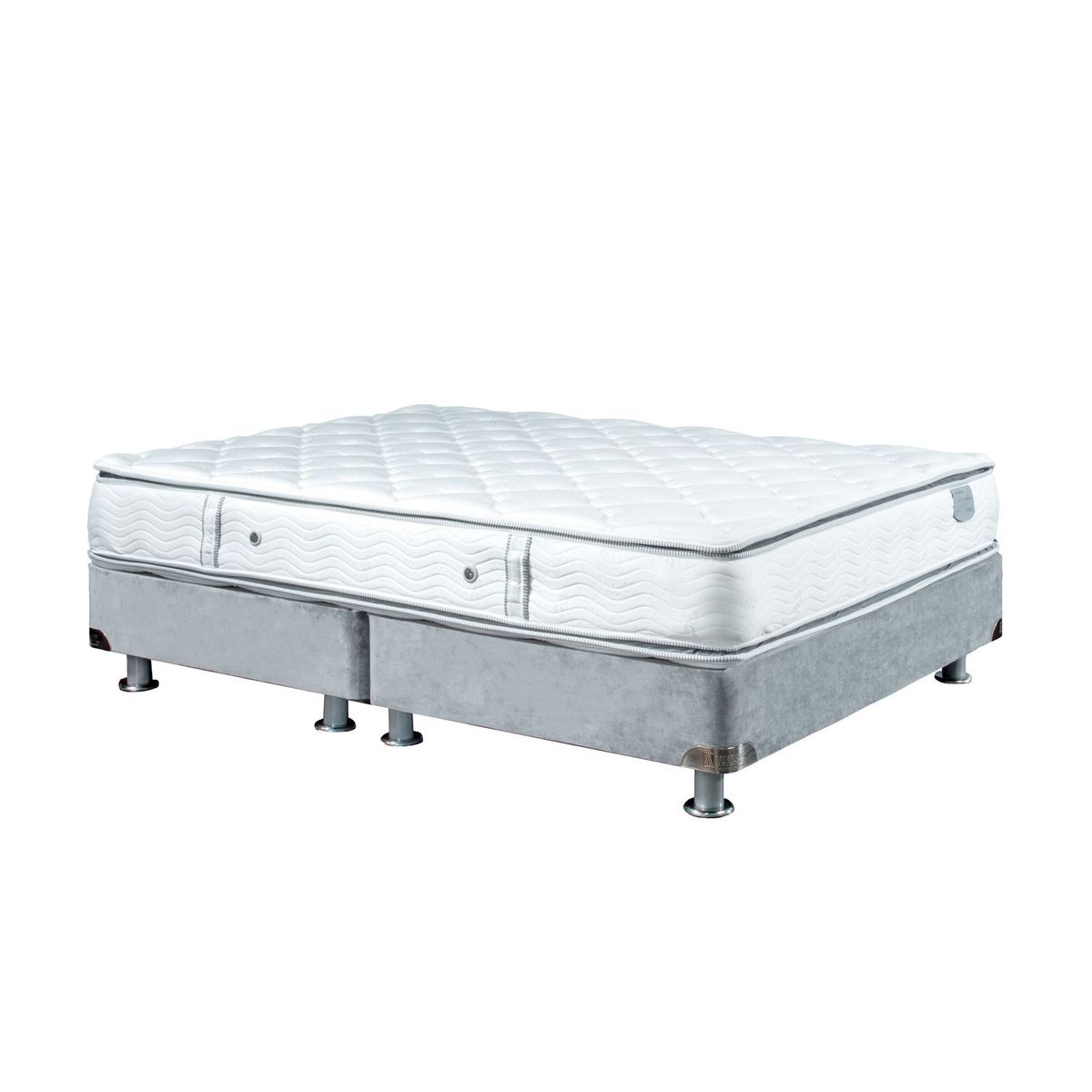 AMERICANA DE COLCHONES - Colchón con basecama Queen Espuma Golden Ortopédico 160 x 190 cm Americana de Colchones