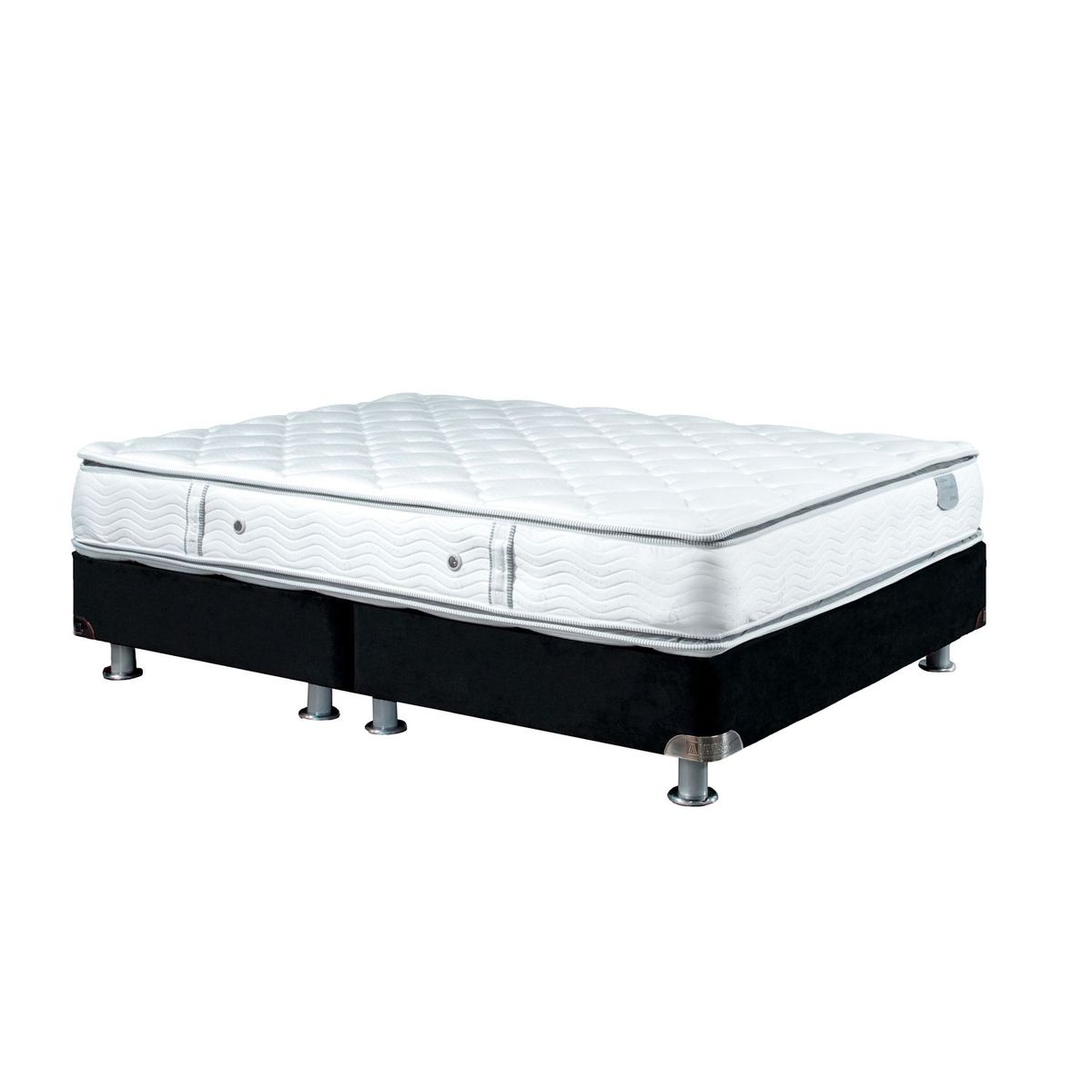 AMERICANA DE COLCHONES - Colchón con basecama Queen Espuma Golden Ortopédico 160 x 190 cm Americana de Colchones