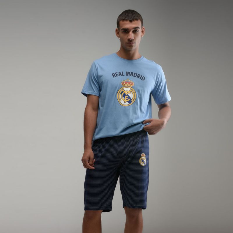 REAL MADRID - Pijama Hombre Algodón Real Madrid