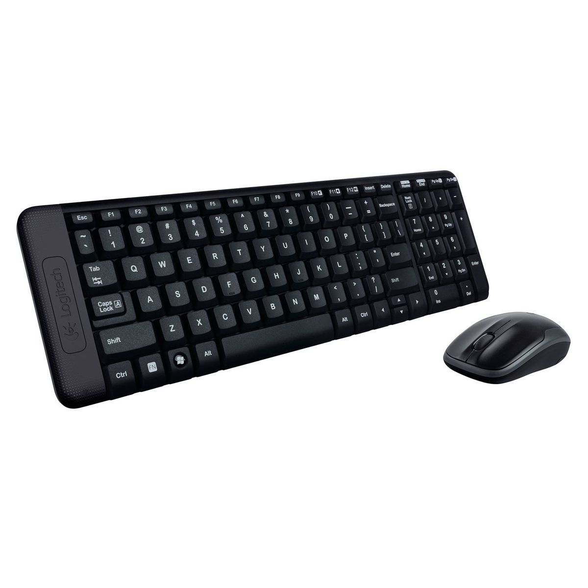 LOGITECH - Combo Logitech MK220 de teclado y mouse Inalambrico Negro