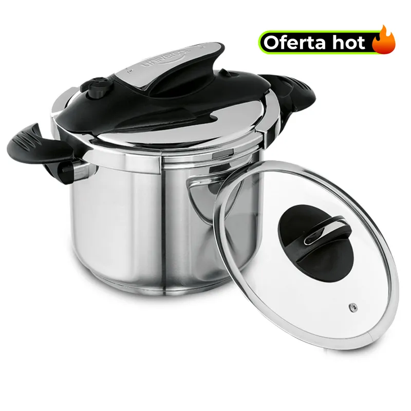 UNIVERSAL - Olla a presión Universal 6 litros Abre Fácil Acero 