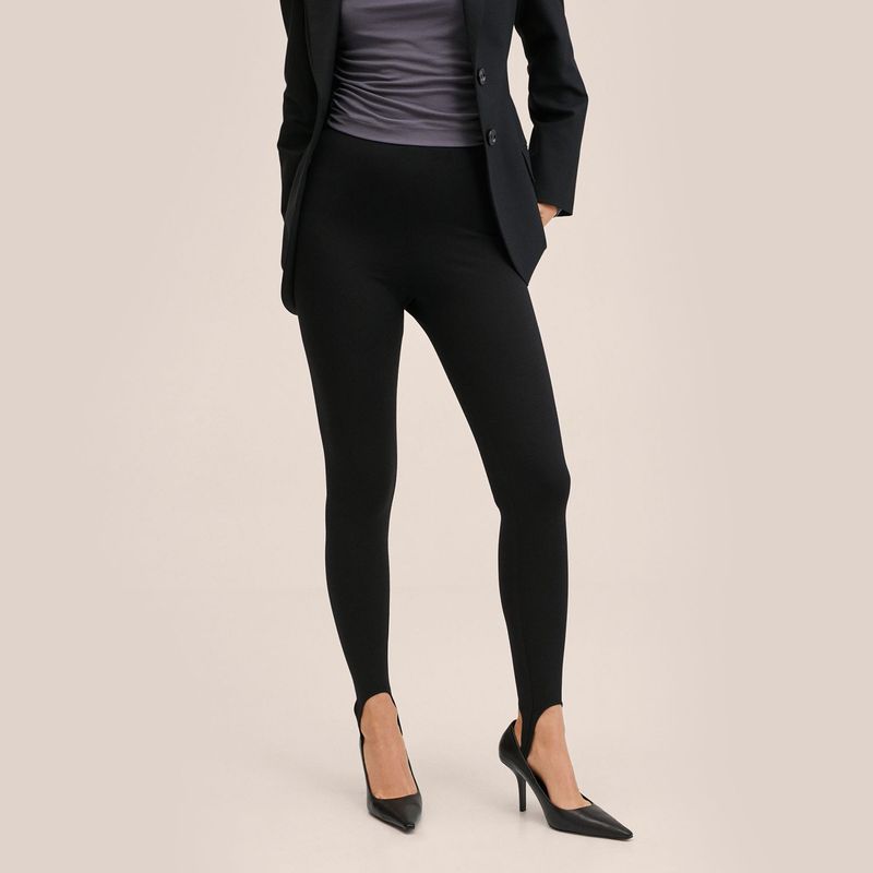 Pantalón Mujer Leggins Alto MANGO MANGO