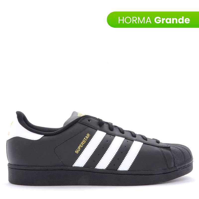 ADIDAS ORIGINALS - Tenis Adidas Originals Hombre Moda Superstar Foundation Blk-Wht Horma Grande