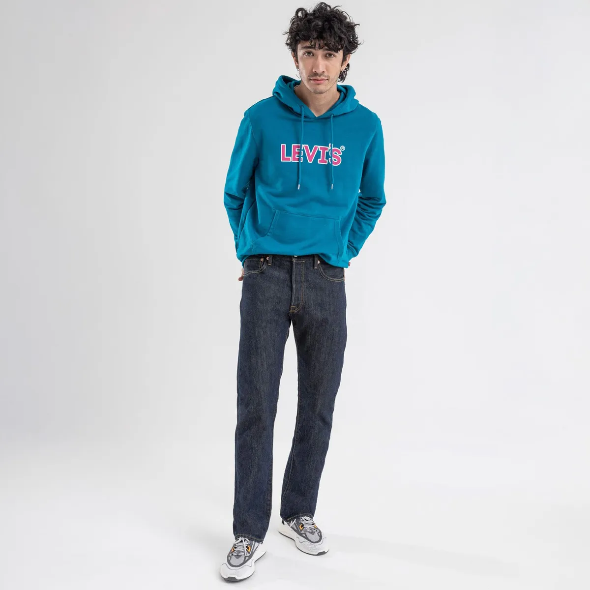 LEVIS - Jean 5 Bolsillos para Hombre 501 Largo 30 32 Levis