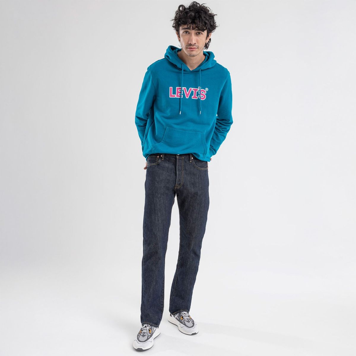 LEVIS - Jean 5 Bolsillos para Hombre 501 Largo 30 32 Levis
