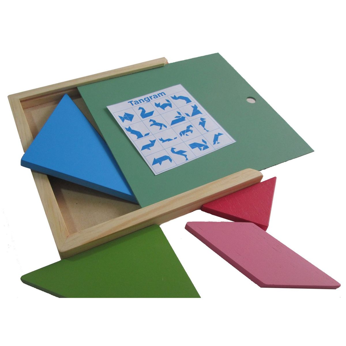 ANDRETOYS SAS - Juego de mesa Andretoys SAS Tangram Caja Madera