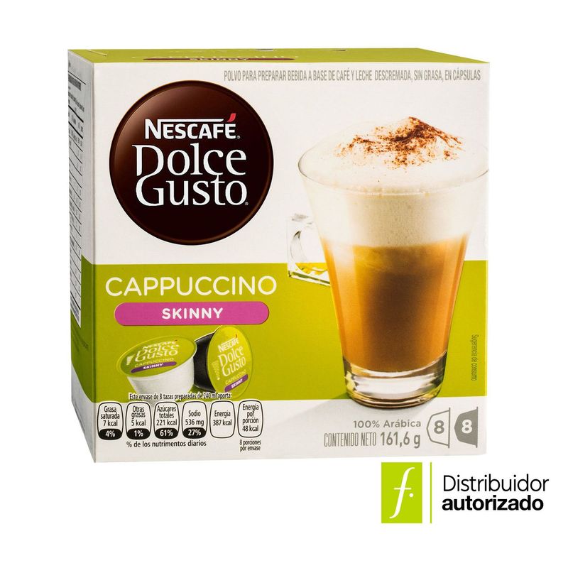 DOLCE GUSTO - Cápsula Cappuccino Skinny 8 Cápsulas