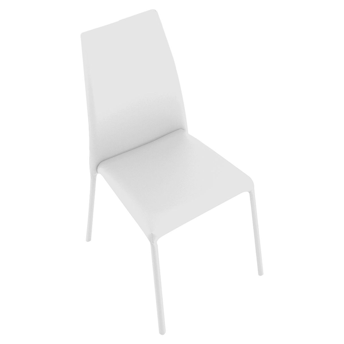 MICA - Combo Sillas de Comedor Loft x4 Negro-Blanco