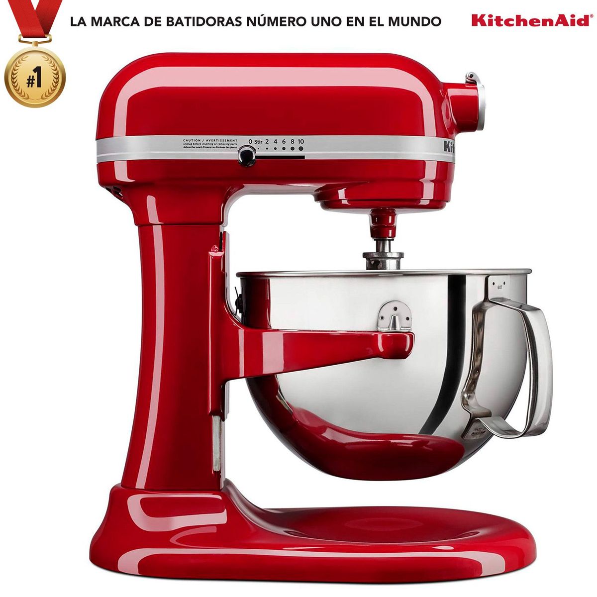 KITCHENAID - Batidora de Pedestal KitchenAid Profesional 5.7 lt Rojo 10 Velocidades 575W