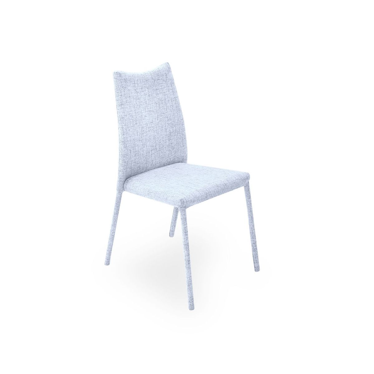 MICA - Silla de Comedor Moderna en Poliéster Rosado (Incluye 1 Silla) Mica