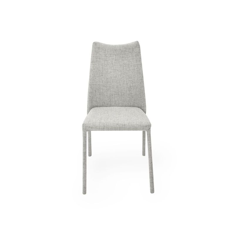 MICA - Silla de Comedor Moderna en Poliéster Rosado (Incluye 1 Silla) Mica