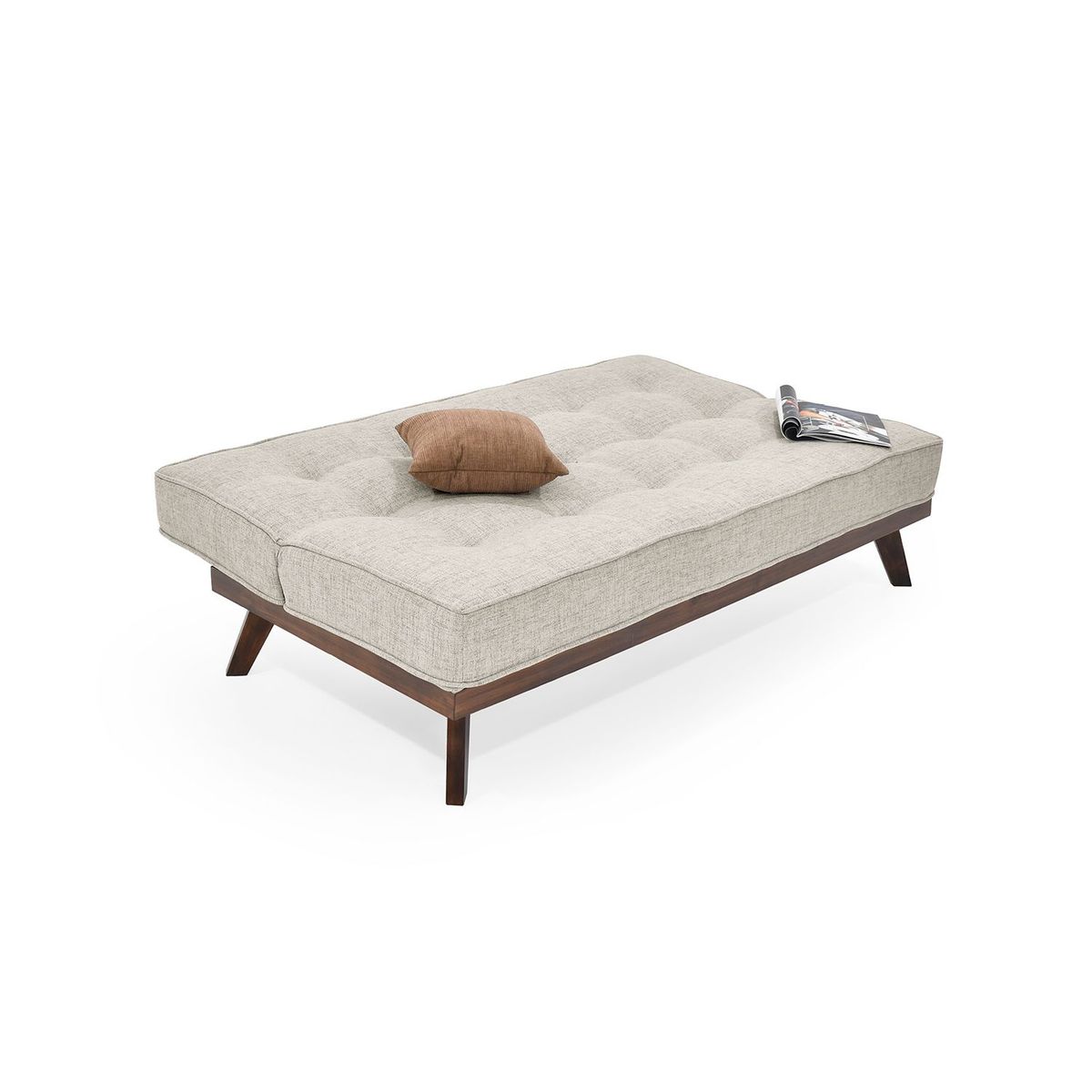 MICA - Sofá Cama Moderno en Poliéster 3 Puestos Lerma 174 x 87 x 51 cm Mica