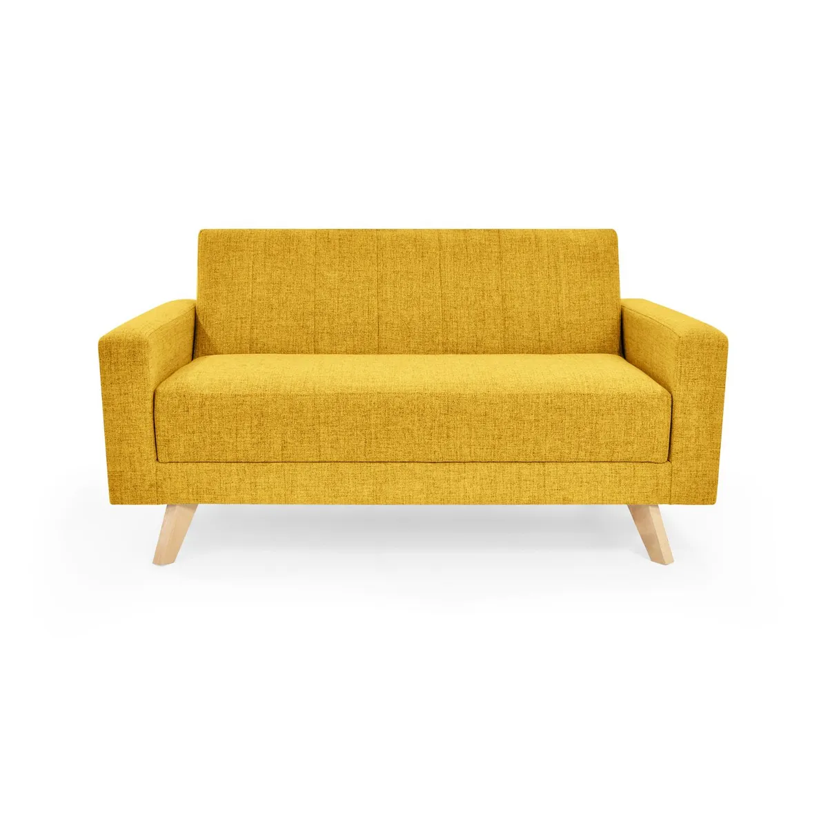 VENECIA - Sofa 2 Puestos Bata 152X83 Mostaza