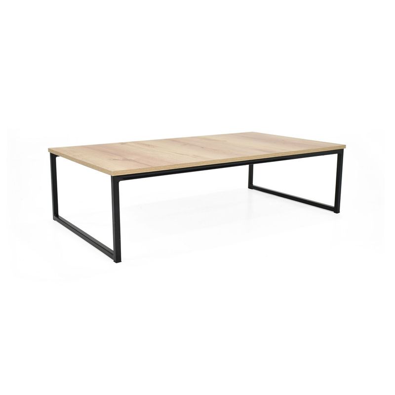 VENECIA - Mesa de Centro Moderna Rectangular  en Aglomerado MDP Dalen 110 x 30 x 60 cm Venecia  - Mueble
