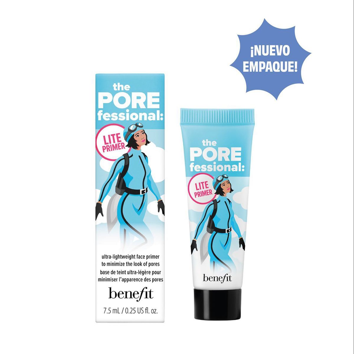 BENEFIT - Primer en gel para rostro Mini Benefit the POREfessional Lite Primer 7.5 ml 