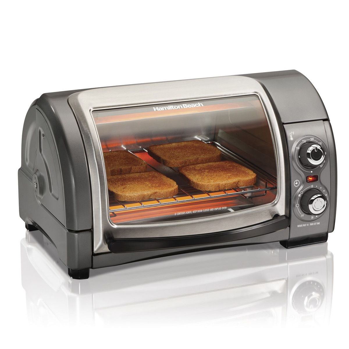 HAMILTON BEACH - Horno Eléctrico Hamilton Beach 12 lt 31334