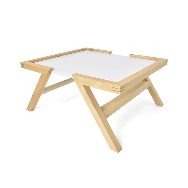 VENECIA - Mesa de Centro Moderna en Aglomerado MDF Dresde 64 x 68 x 31 cm Venecia