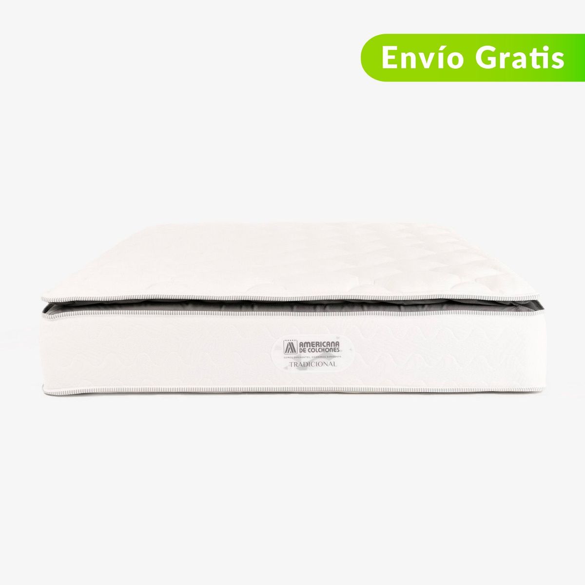 AMERICANA DE COLCHONES - Colchón Queen Firme Ortopédico Resortado con Pillow A-Cinco 160 x 190 cm Americana de Colchones