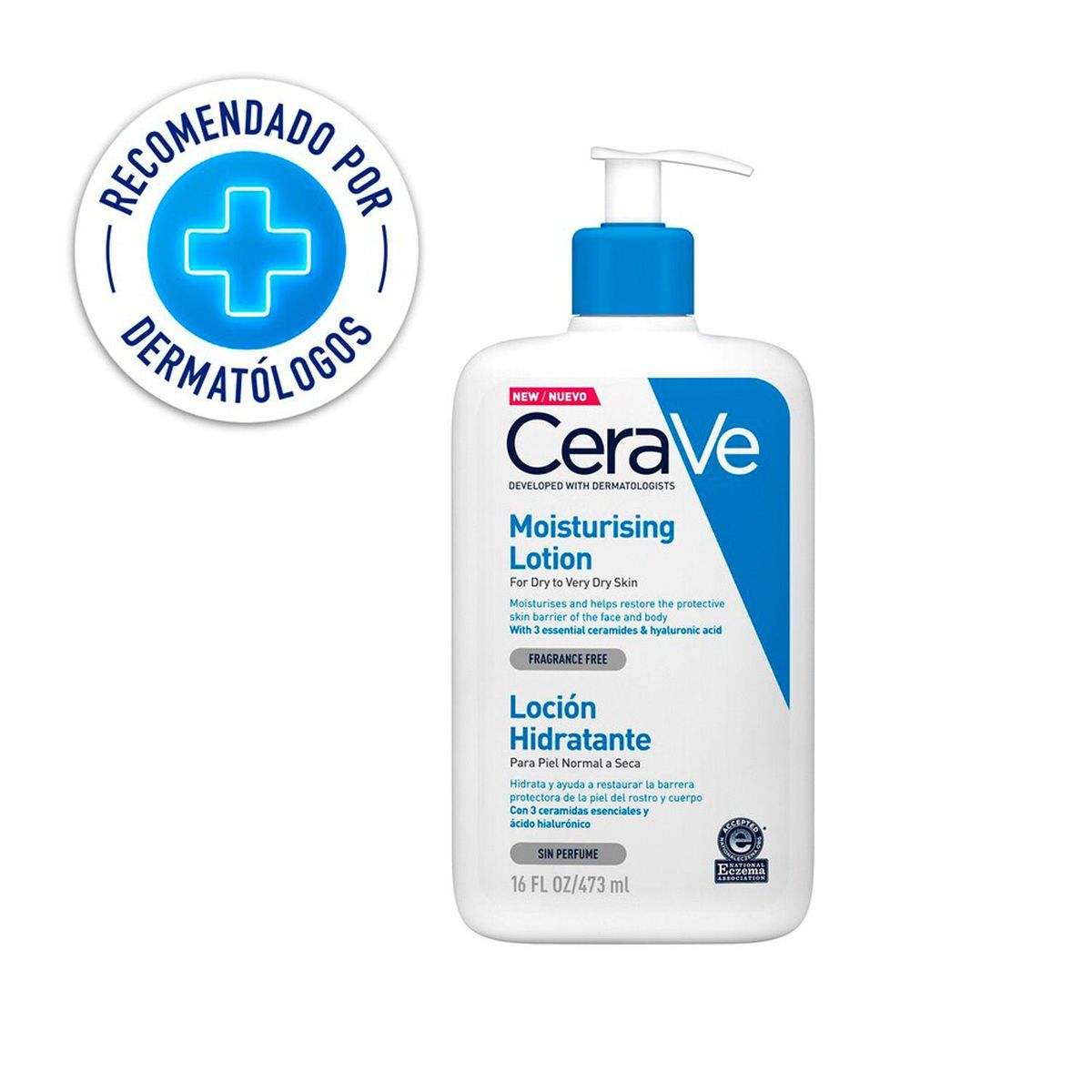 CERAVE - Loción Hidratante CeraVe Piel Normal a Seca 473 ml