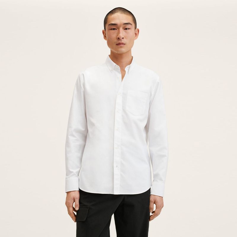 MANGO - Camisa Casual Hombre MNG MAN