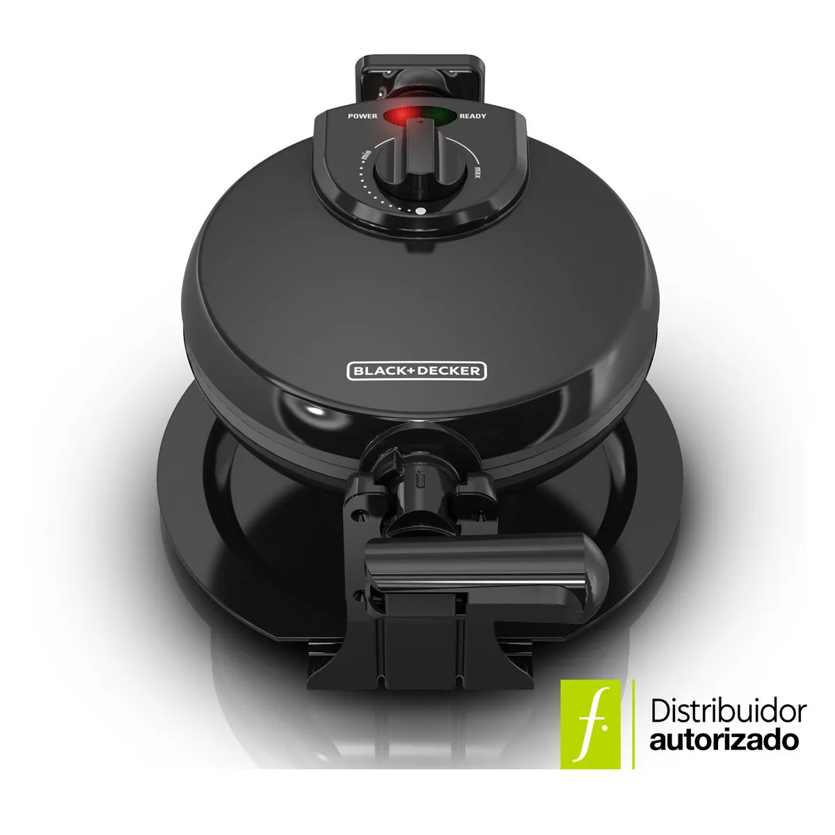 BLACK+DECKER - Waflera BLACK+DECKER WM1000B Giratoria Negro