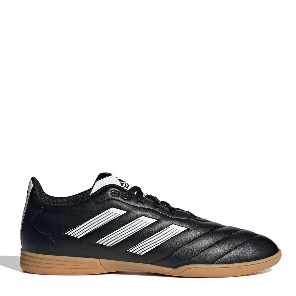 ADIDAS - Guayos Adidas Goletto VIII Para Cancha Sintetica - Suela Sin Taches O Lisa. Zapatilla De Fútbol,  Color Negro De Hombre Con Cordones