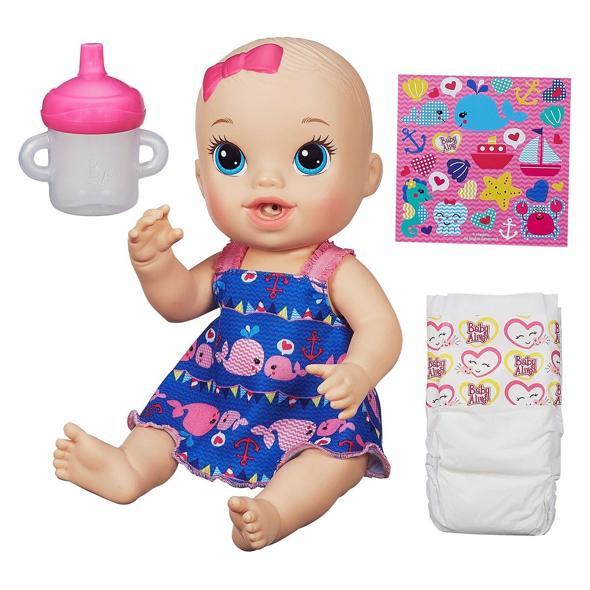 BABY ALIVE - Muñeca Baby Alive en Pañales  