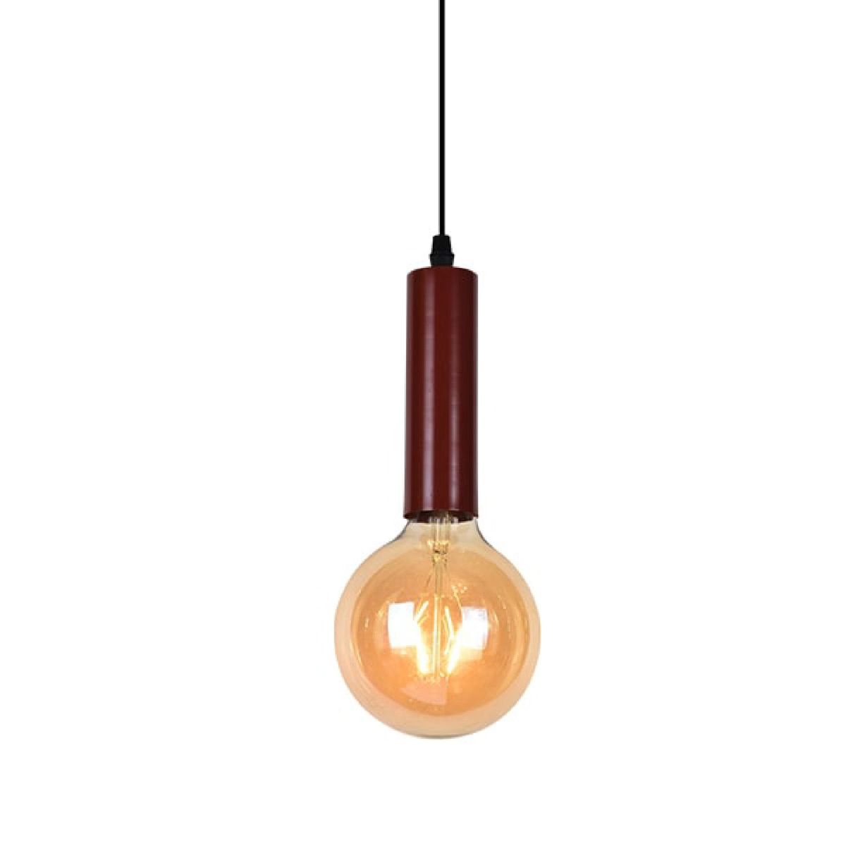 LIENXO - Lámpara de Techo Lienxo Decorativa Moderna Colgante Katia Carmesí 120 x 4.5 cm