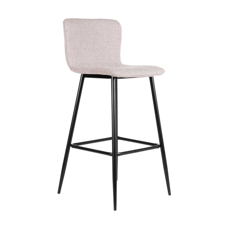 MUEBLES MOLTI - Silla Bar Alta Denny Gris