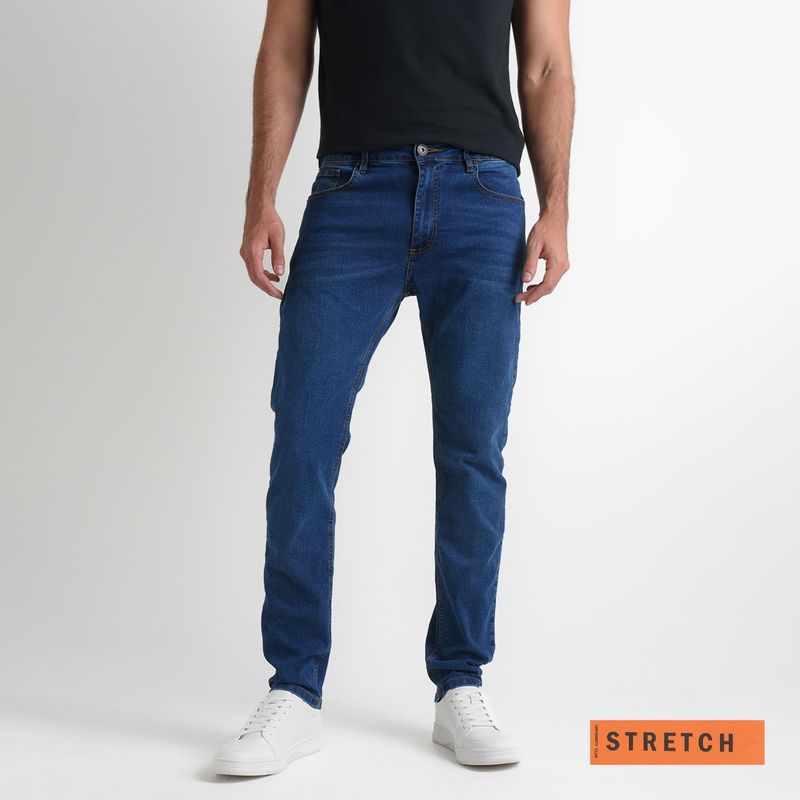 UNIVERSITY CLUB - Jean 5 Bolsillos para Hombre Skinny University Club