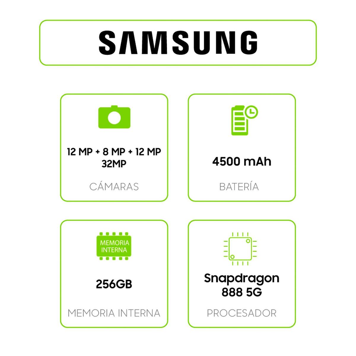 SAMSUNG - Celular Galaxy S21FE 5G 256GB + Buds 2