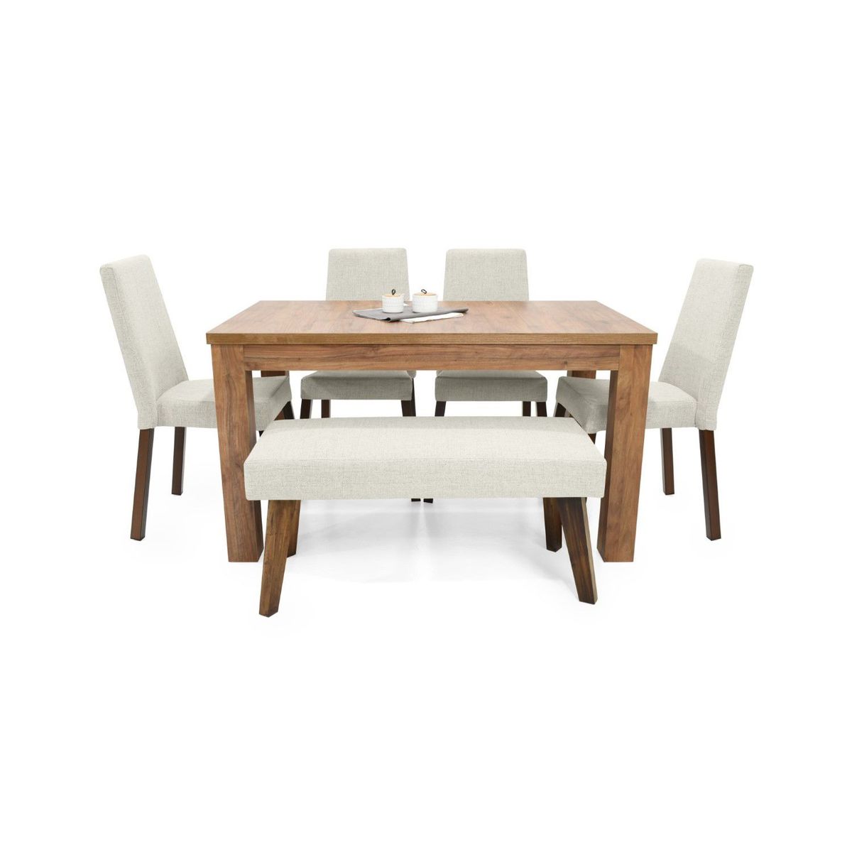 VENECIA - Juego de comedor Morelia Valencia 6 puestos  - Mueble