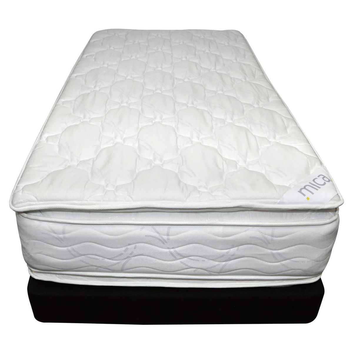 MICA - Colchón con basecama Semidoble Espuma Mica Sup 120 x 190 cm Mica