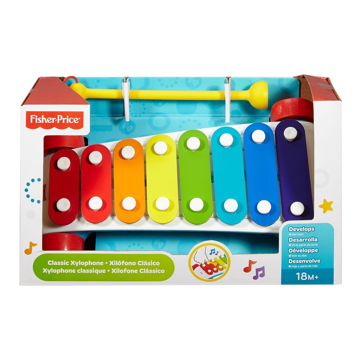 FISHER PRICE - Fisher-Price: Xilófono Clásico