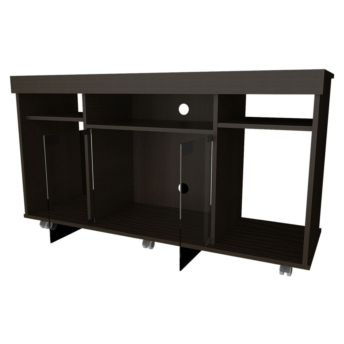 RTA MUEBLES - Mueble de Televisión Moderno de 121.6 x 67 x 40 cm  para Televisores de Hasta 48 Pulgadas, RTA Muebles