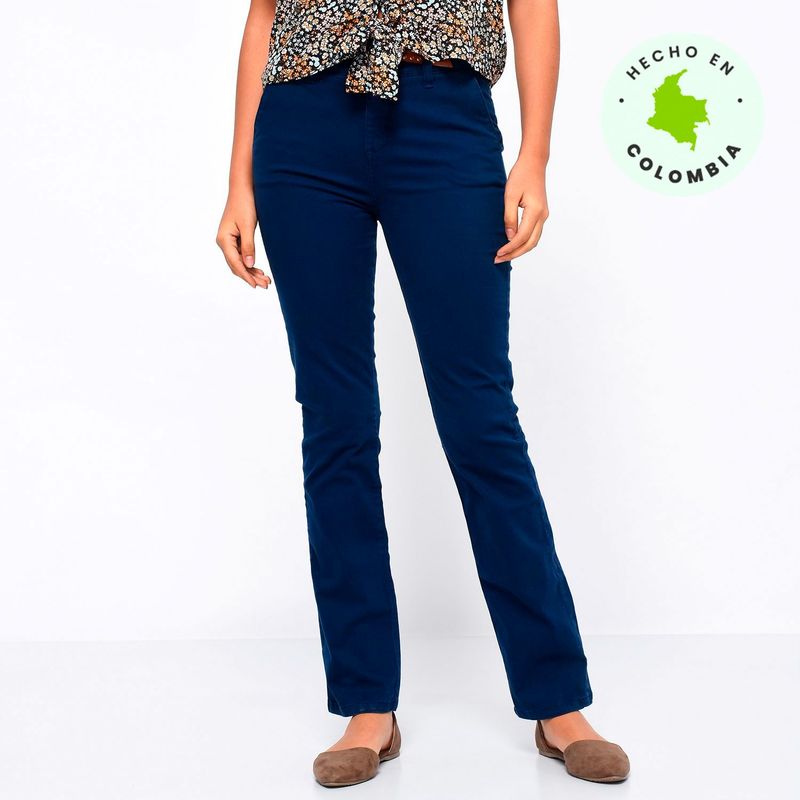 NEWPORT - Pantalón Wide Leg Mujer Tiro medio Newport