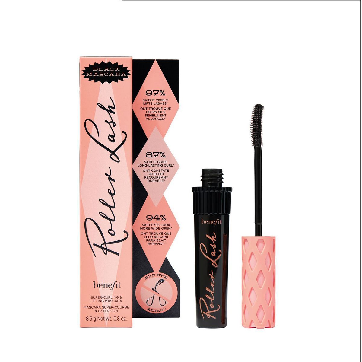 BENEFIT - Pestañina Encrespadora Roller Lash Negro