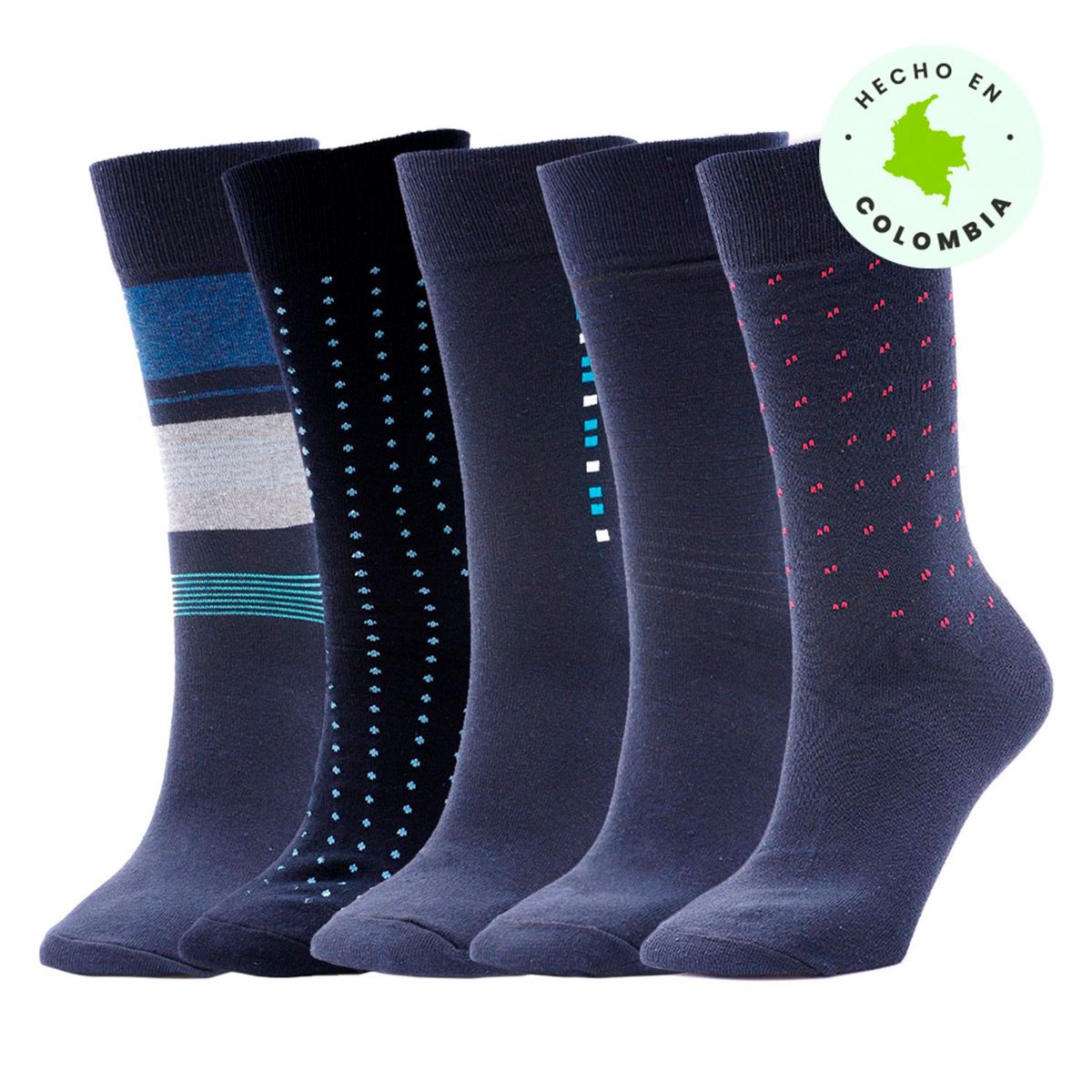 BASEMENT - Medias Hombre Largo Basement Pack de 5