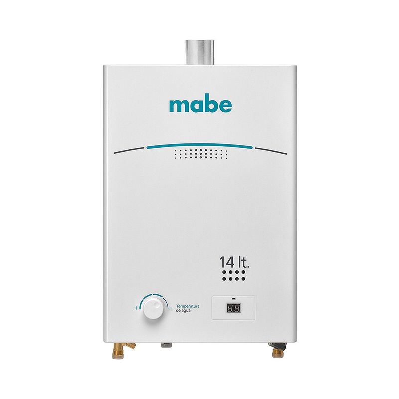 MABE - Calentador de Tiro Forzado Mabe 14L Blanco CMD14TFBC