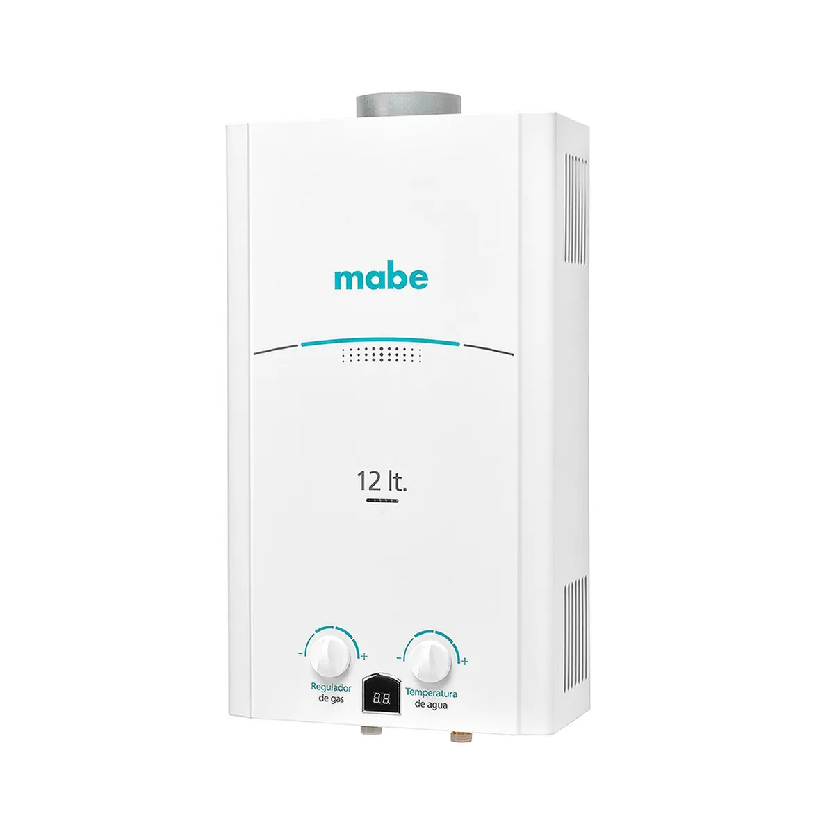 MABE - Calentador de Tiro Natural Mabe 12L Blanco CMP12TNBC