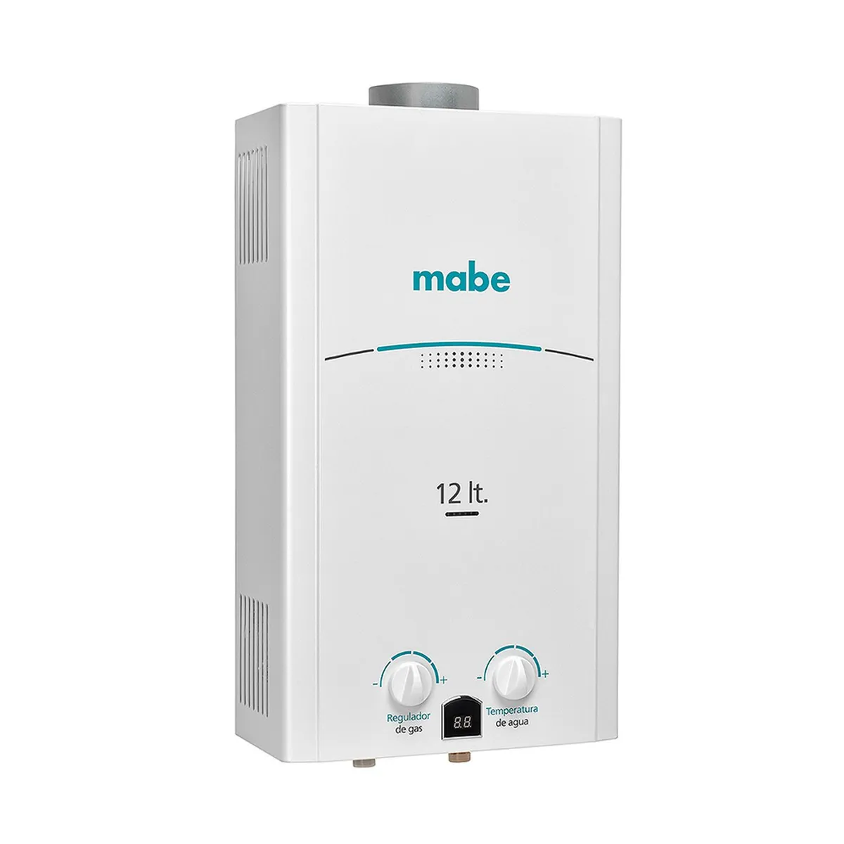 MABE - Calentador de Tiro Natural Mabe 12L Blanco CMP12TNBC