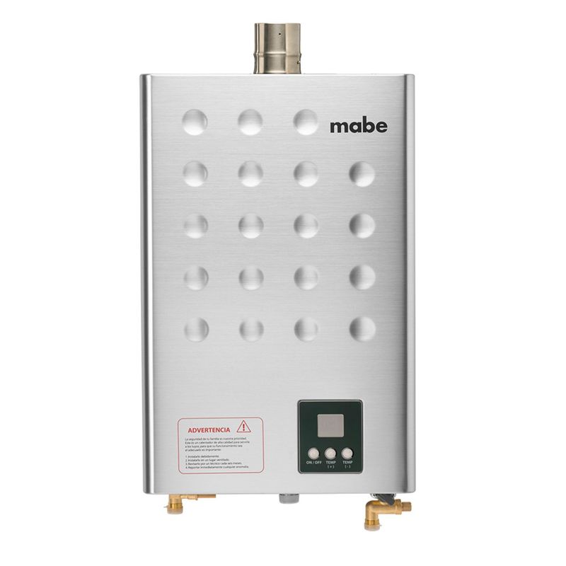 MABE - Calentador de Tiro Forzado Mabe 16L Gris CPGM1630BN