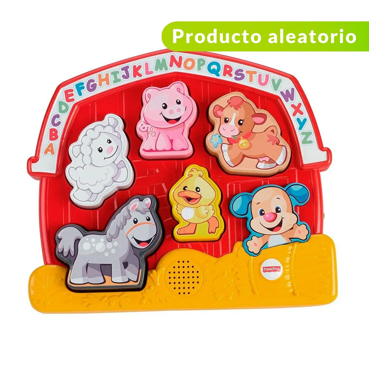 FISHER PRICE - Fisher-Price: Ríe y Aprende Rompecabezas Sonidos de Animales. Producto Aleatorio