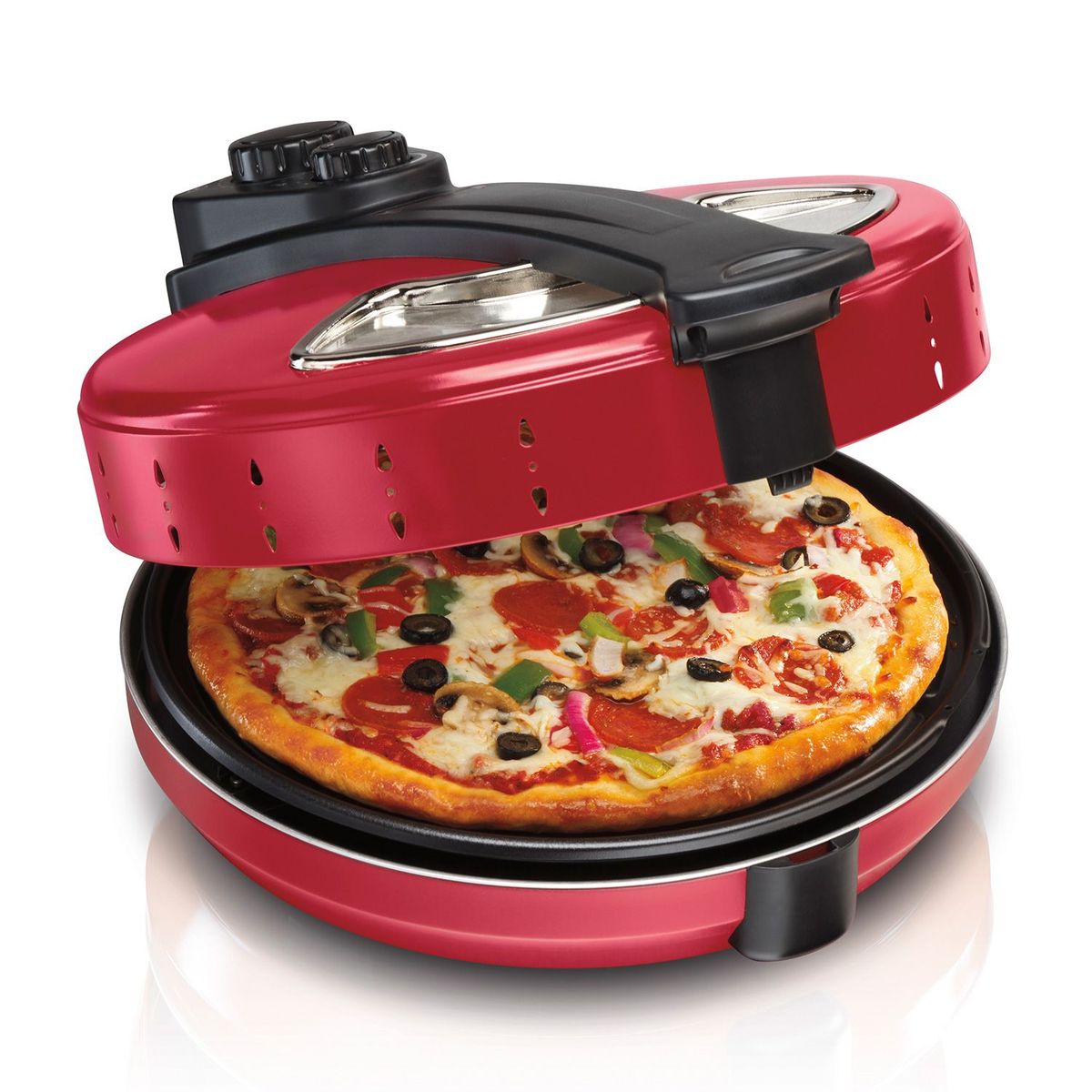 HAMILTON BEACH - Máquina para hacer Pizza Hamilton Beach 30cm