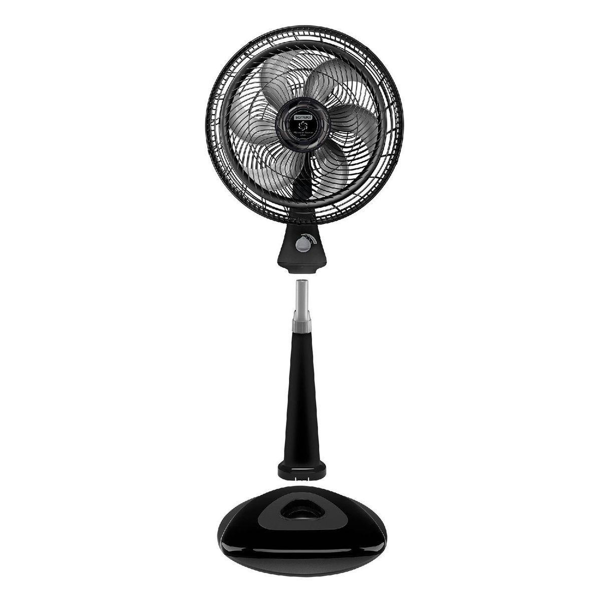 SAMURAI - Ventilador de Pared Samurai Silence Force Plus Negro 3 Velocidades