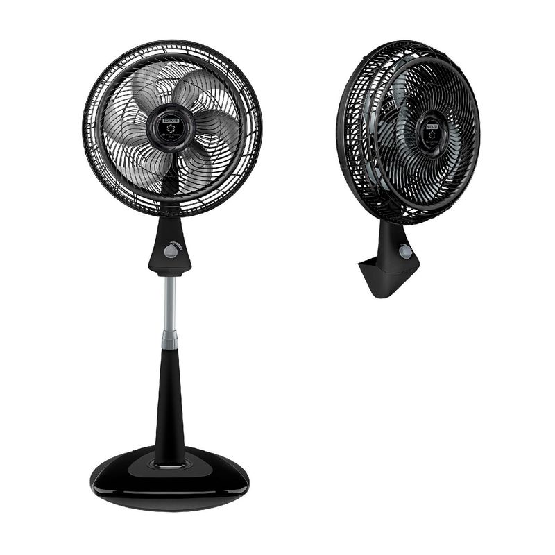 SAMURAI - Ventilador de Pared Samurai Silence Force Plus Negro 3 Velocidades